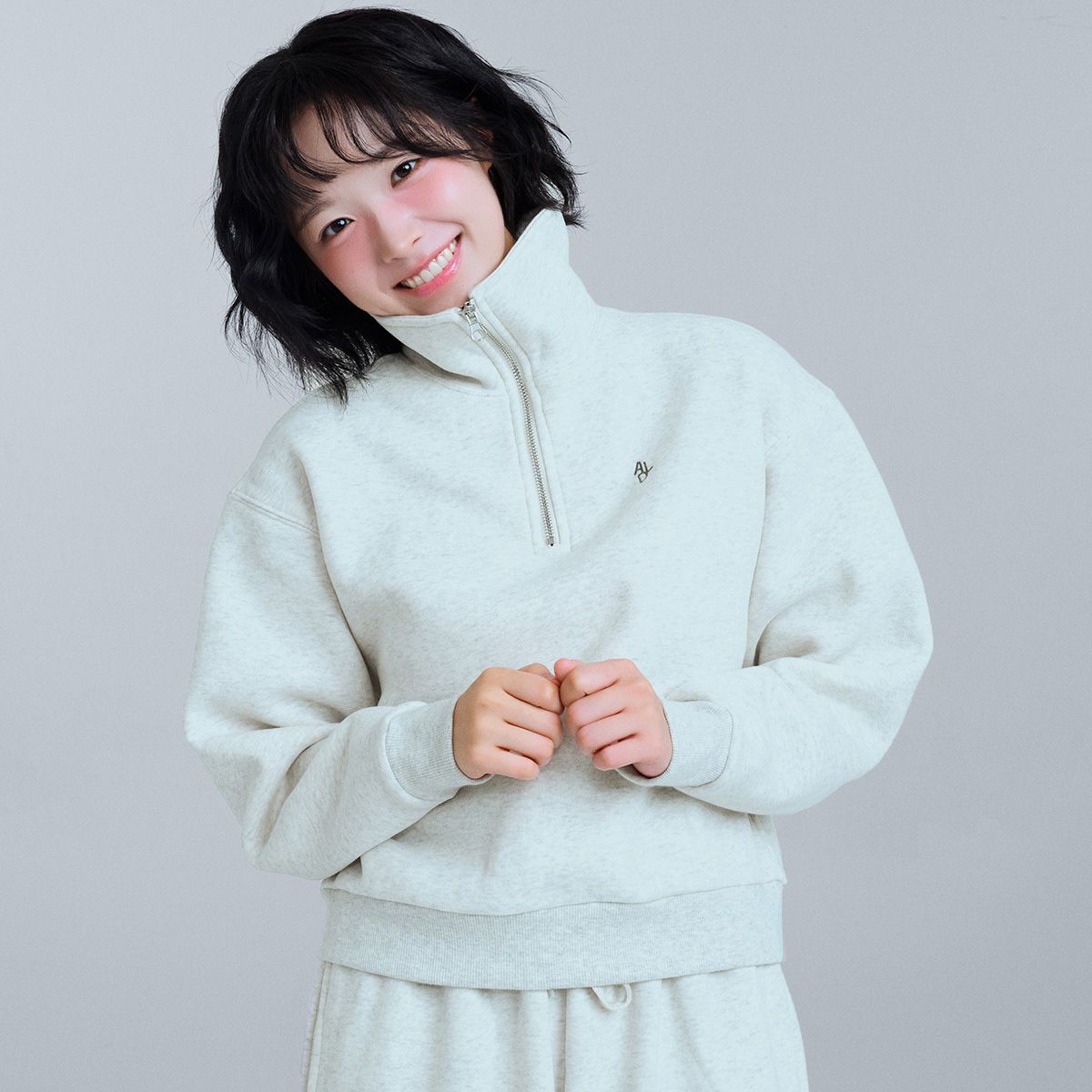 비와이씨(BYC) 여성 반집업 맨투맨