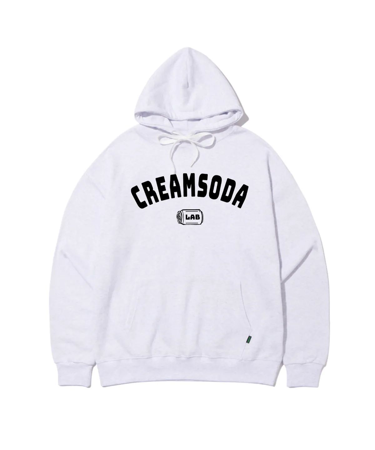 크림소다랩(CREAM SODA LAB) [기획] 오지 아크로고 후드티 라이트그레이