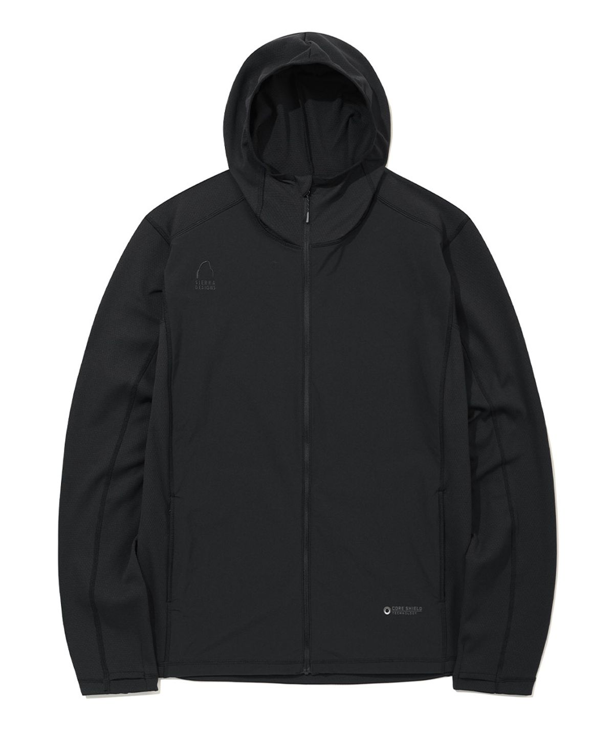 시에라디자인(SIERRA DESIGNS) 매더스 델타픽 코어쉴드 후드 집업 자켓 BLACK