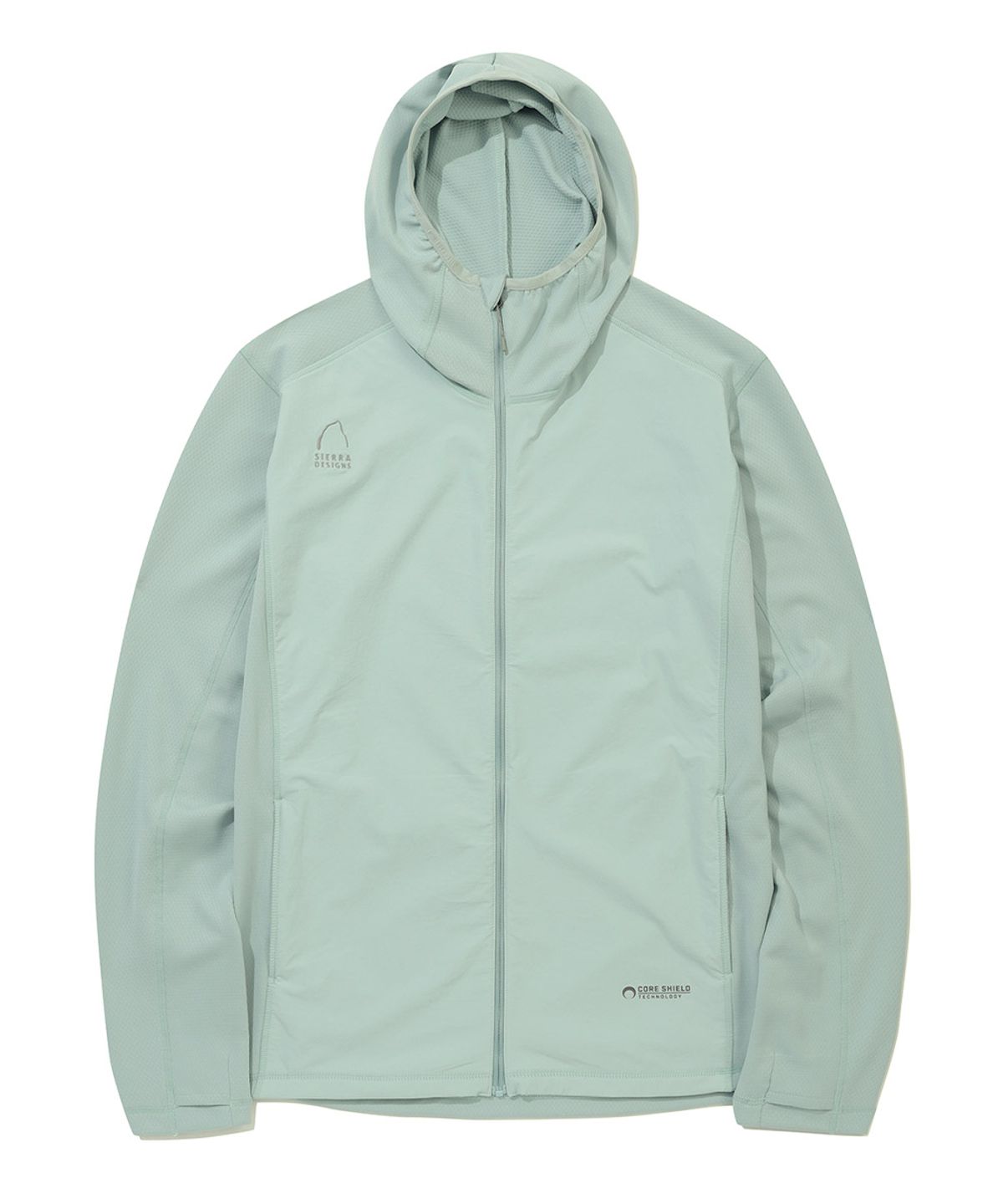 시에라디자인(SIERRA DESIGNS) 매더스 델타픽 코어쉴드 후드 집업 자켓 MINT GREEN