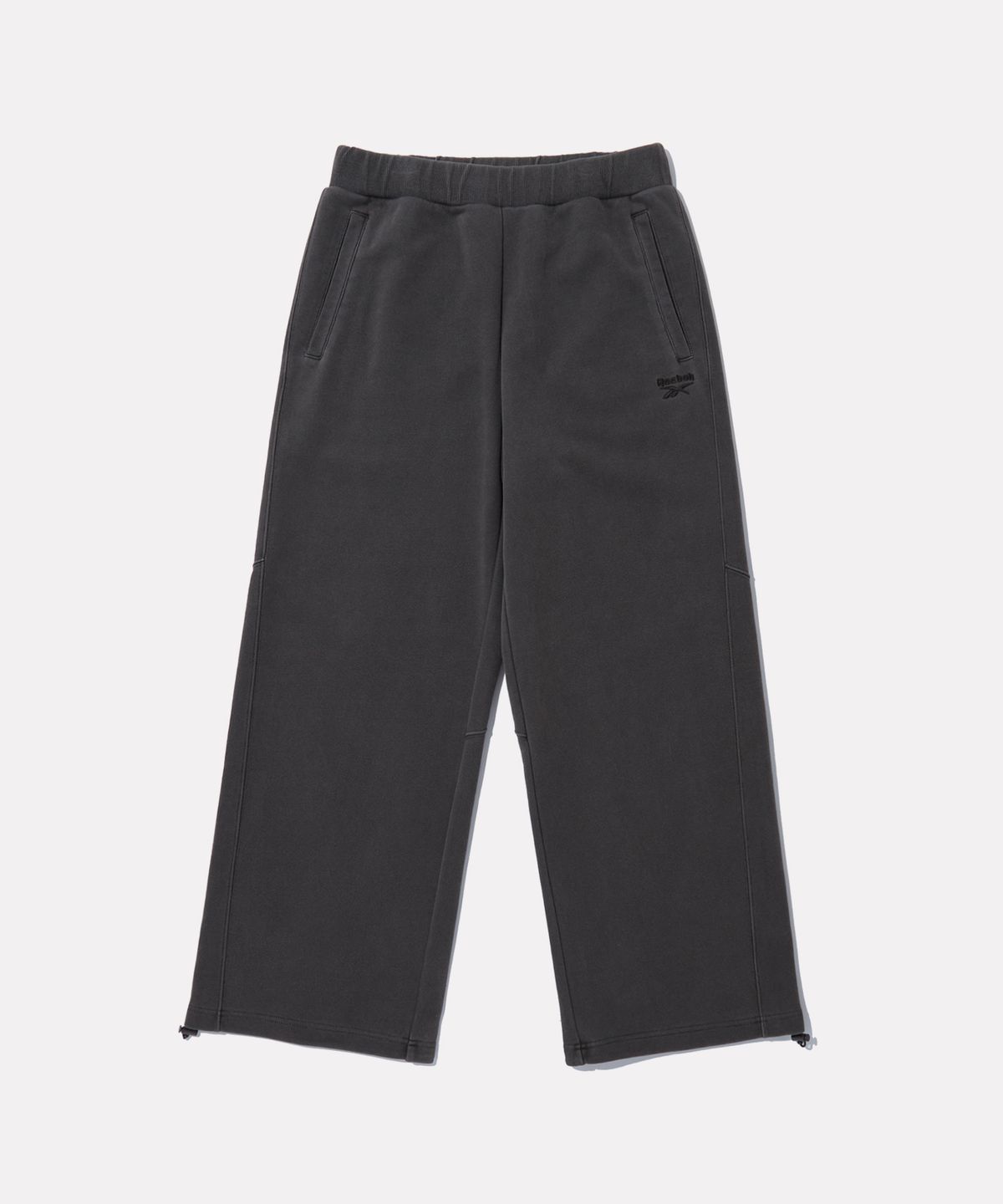 리복(REEBOK) 가먼트다잉 와이드 스웻 팬츠 - 더스티 브라운