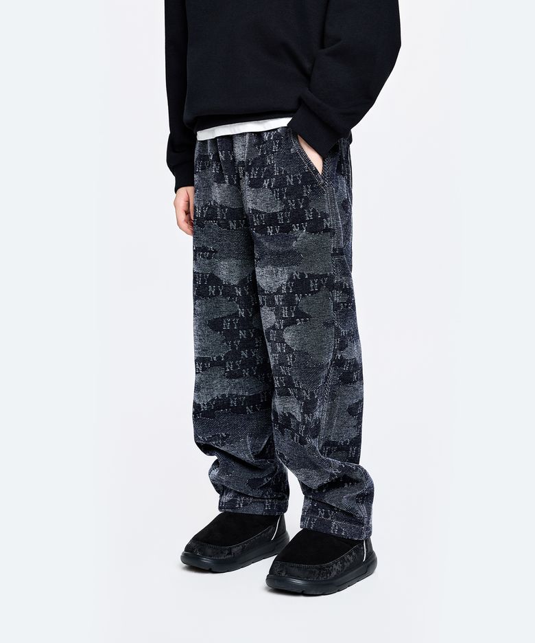 스트릿 모노그램 커브드 카모셔닐JQD 데님팬츠 NY (Navy)