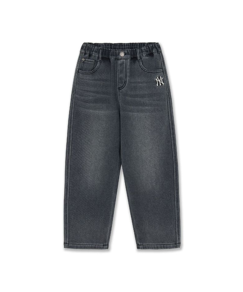 스트릿 루즈 융기모 본딩 데님팬츠 NY (D.Charcoal Grey)