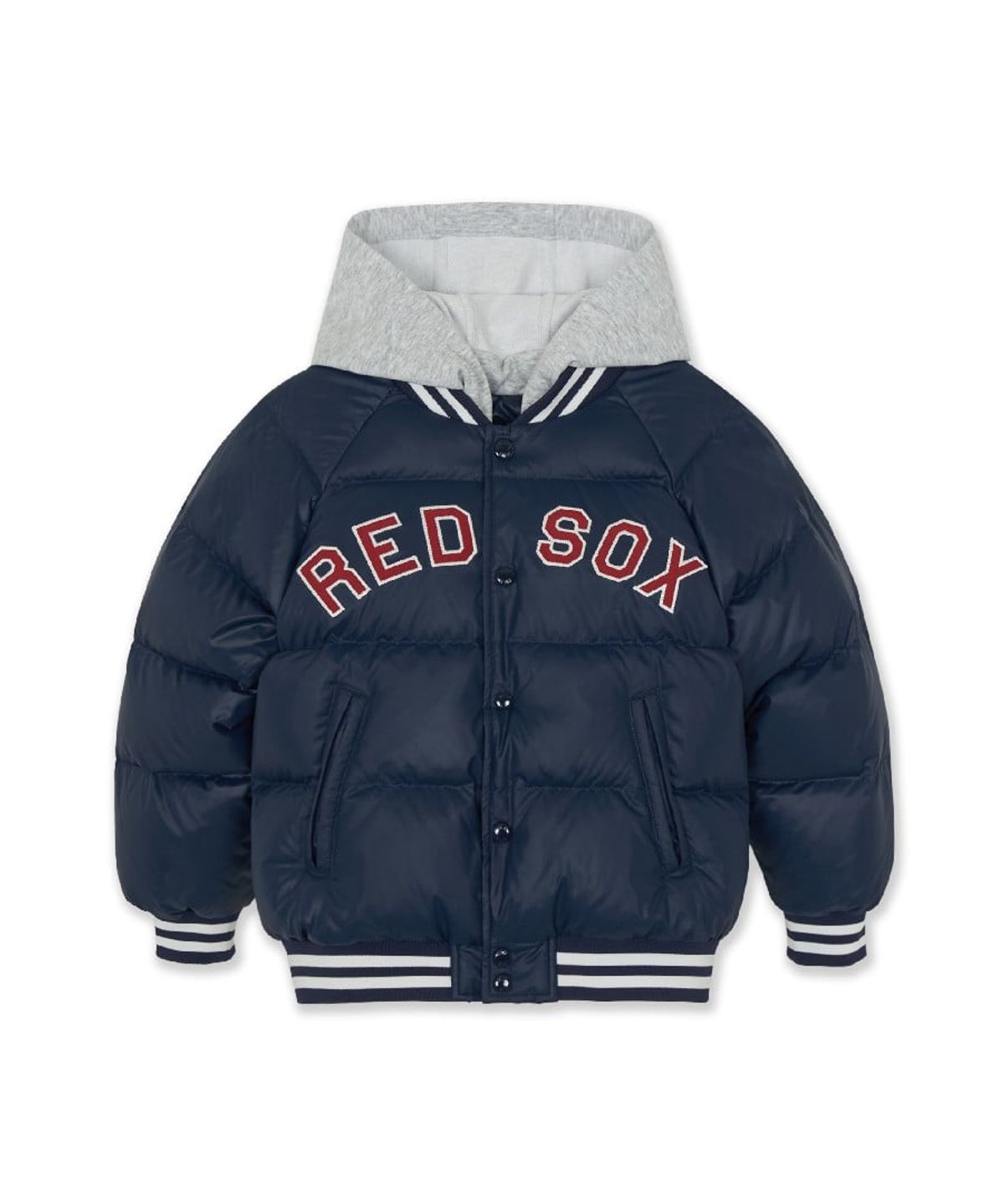 엠엘비 키즈(MLB KIDS) 스포티브 시그니처 유로피안덕 중경량 다운 BOS (Navy)