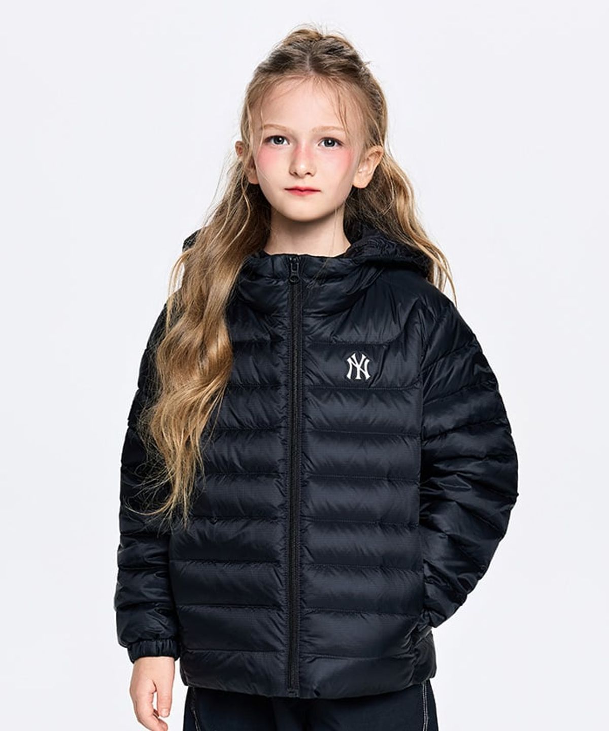 엠엘비 키즈(MLB KIDS) 스포티브 와펜 덕 경량다운 NY (Black)