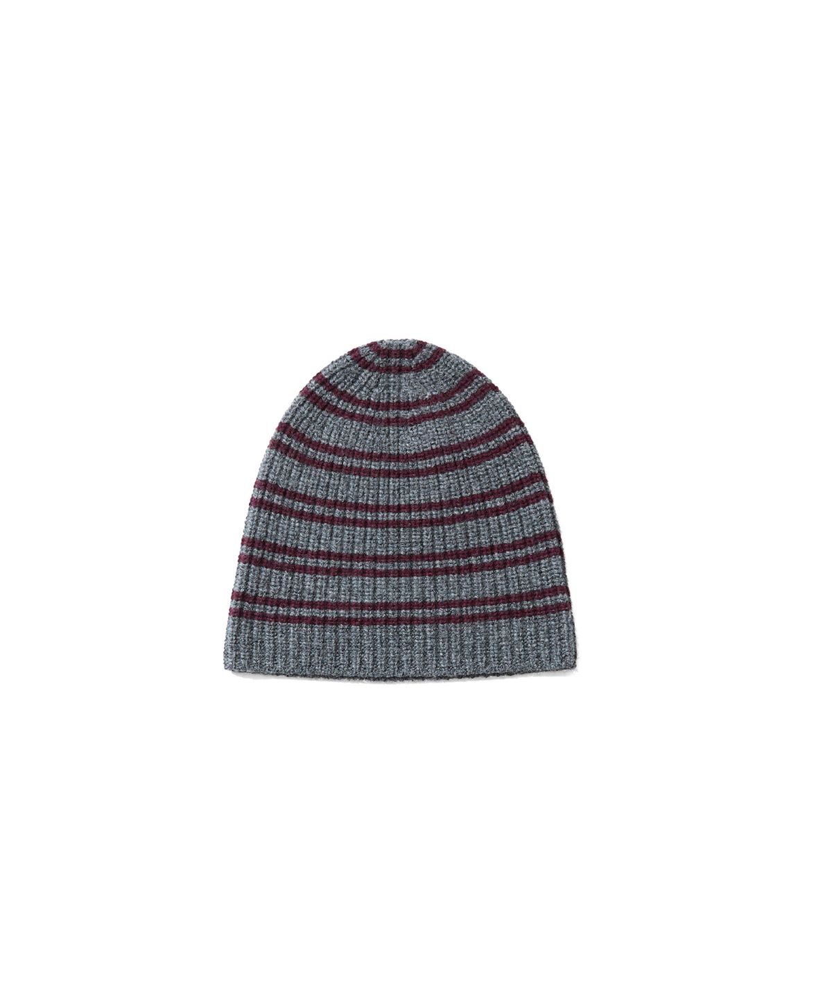 홀리선(HORLISUN) Haven Border Knit Beanie Melange Charcoal
