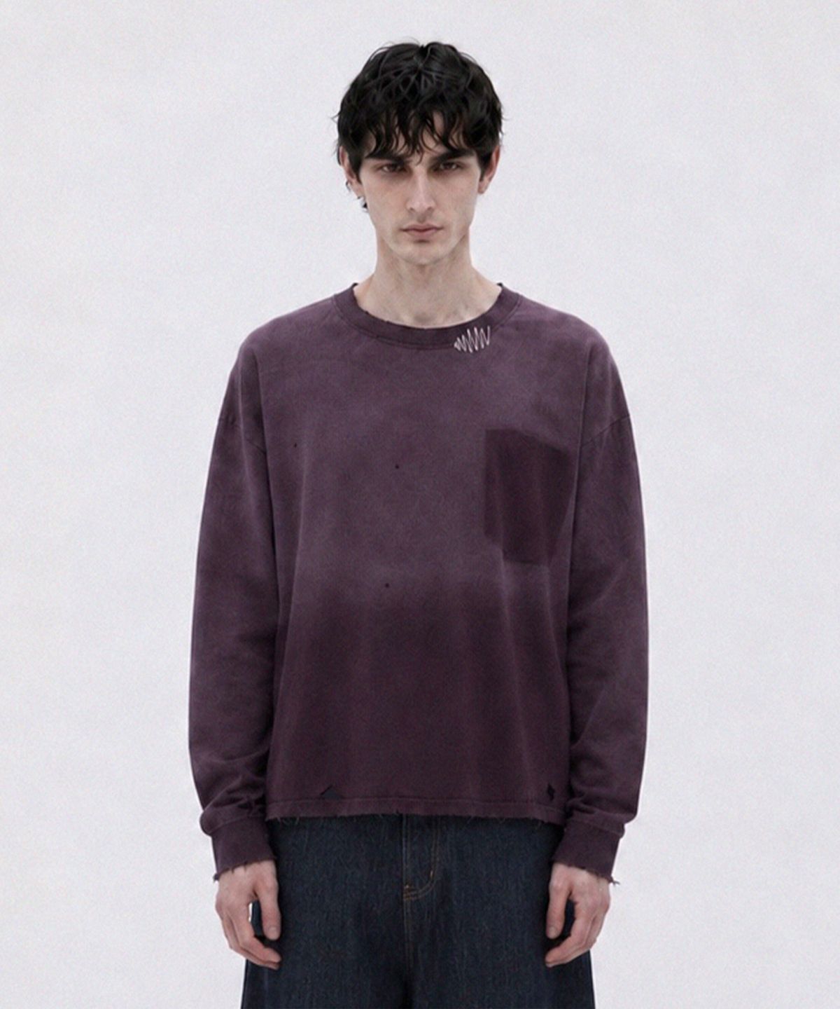 노드(NOD) None - Ghost pocket Long sleeve (Purple)