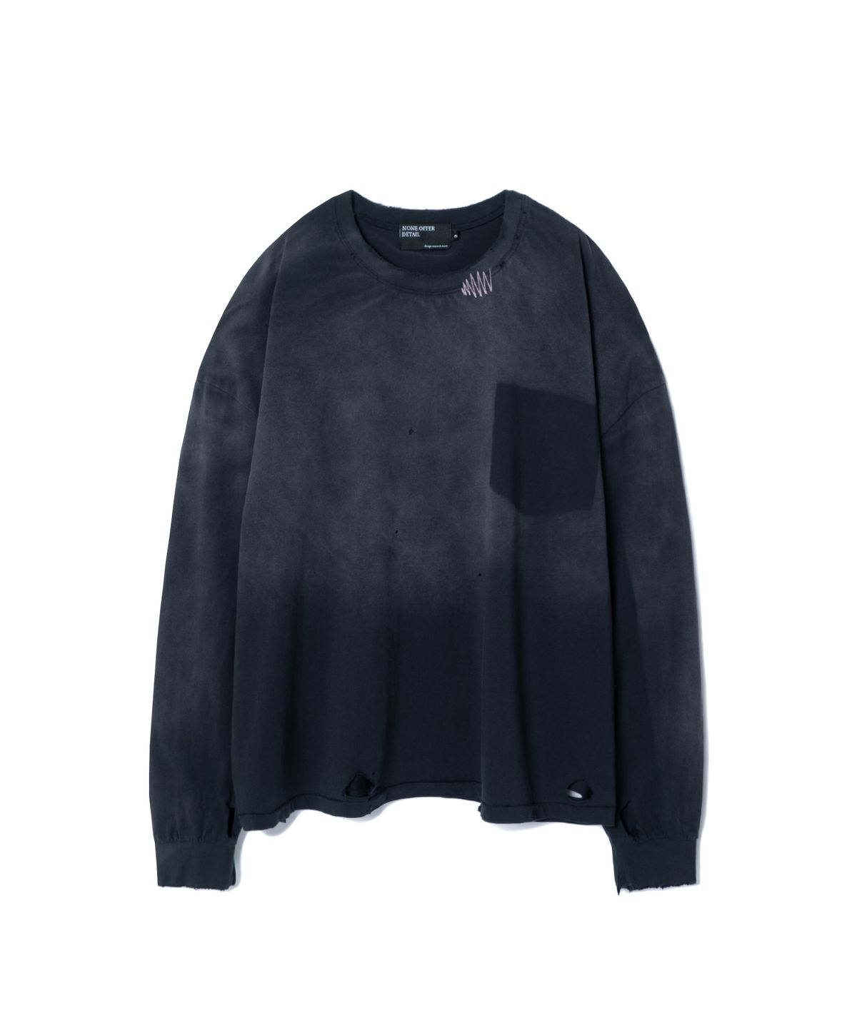 노드(NOD) None - Ghost pocket Long sleeve (Black)