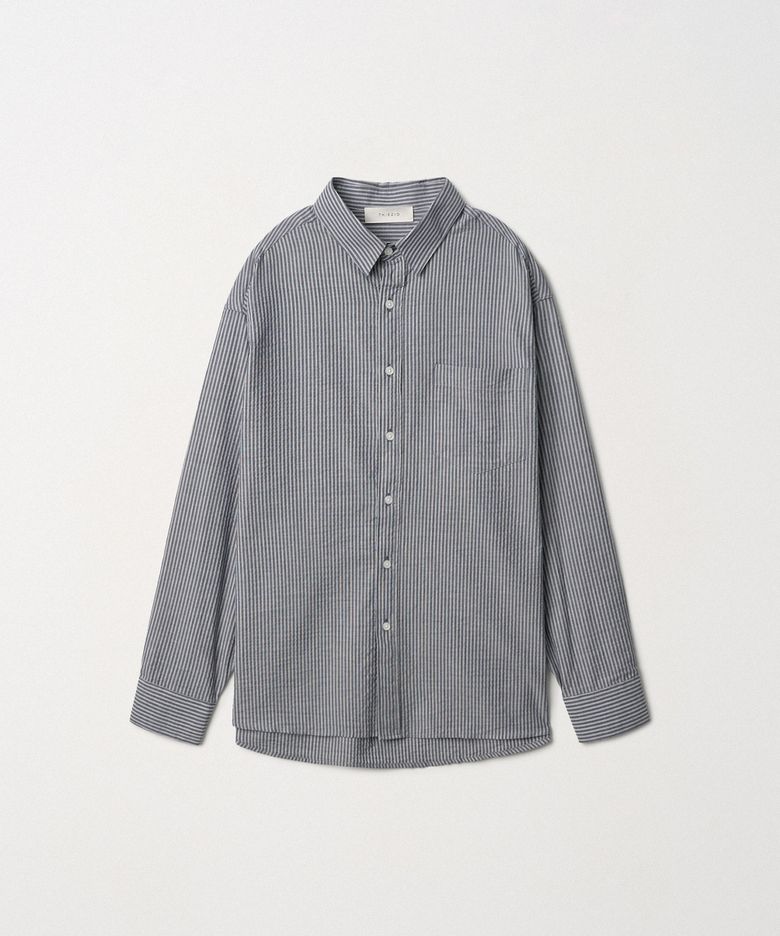 Essential Stripe Shirt_Navy
