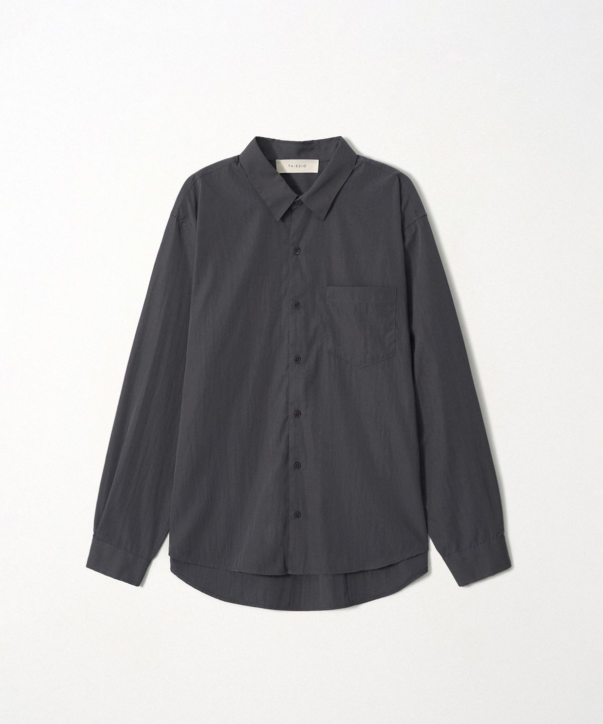 이지오(EZIO) Essential Standard Shirt_Charcoal
