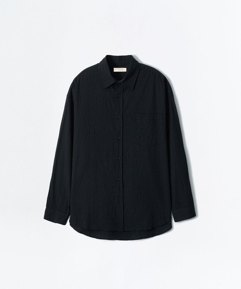 Heritage Check Shirt_Charcoal