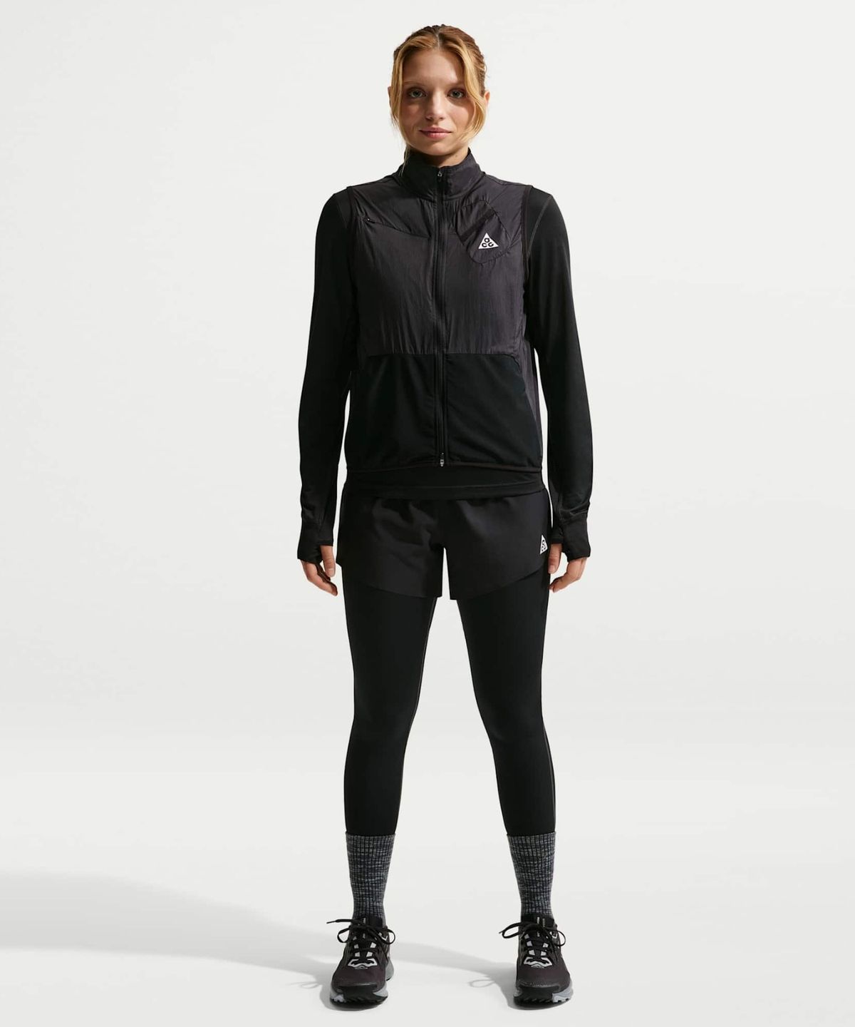 나이키(NIKE) ACG 와일드씨 드라이 핏 베이스 레이어 타이츠 W - 블랙:앤트러사이트:쿨 그레이:서밋 화이트 / IO0225-010