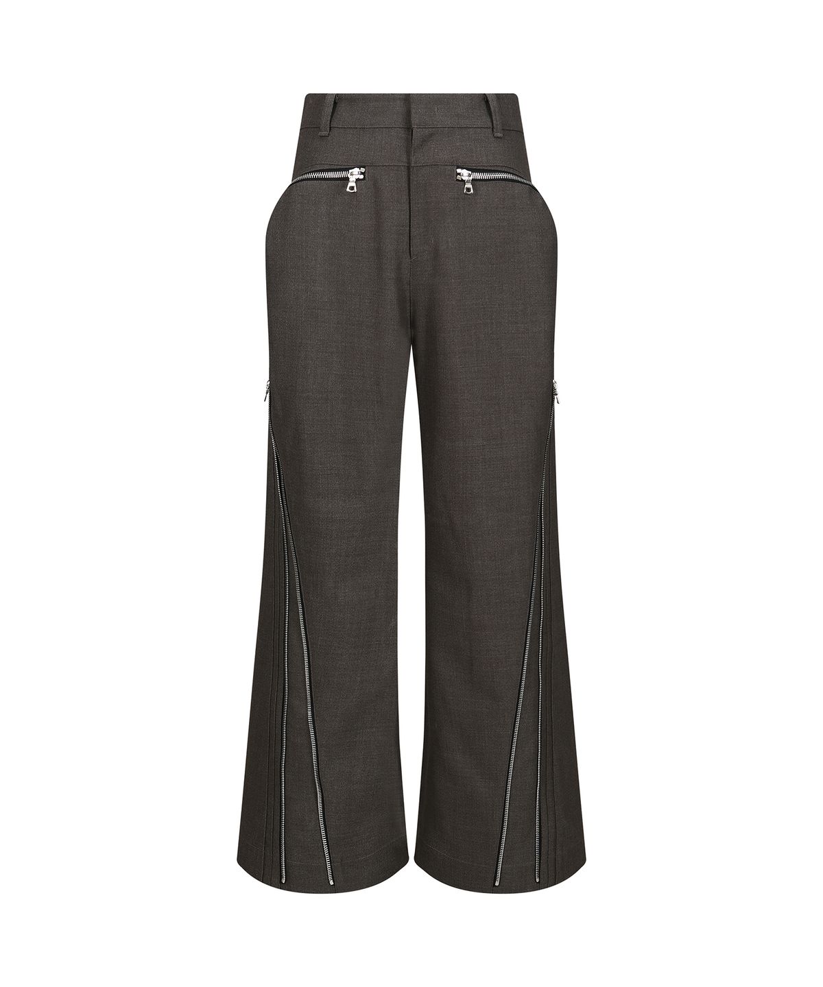 몰프(MORPH) Titane Zip Tailored Pants