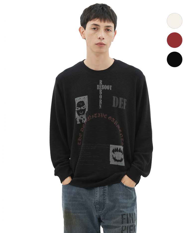 (DEFG X 홍또기) REBOOT WAFFLE LONGSLEEVE [3COLOR]