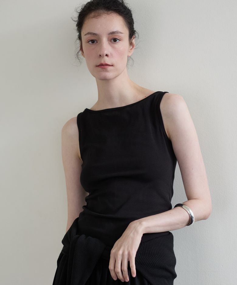 Flux Boatneck Sleeveless Black
