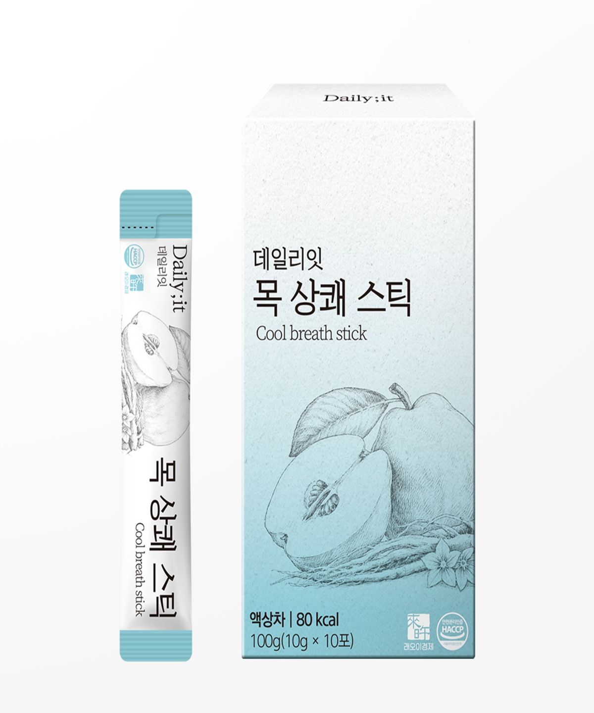 래오이경제(LEO LGJ) 데일리잇 목 상쾌 스틱 모과 생강 배도라지즙 1박스