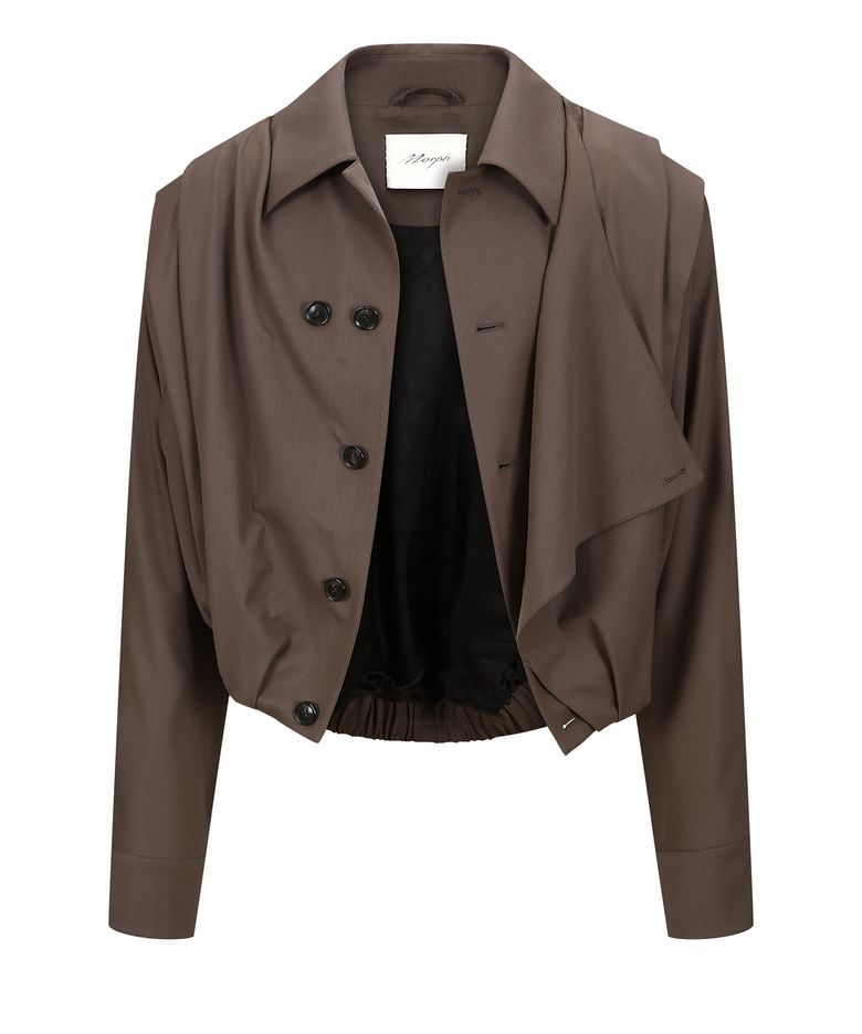 Organism Wool Draped Blouson