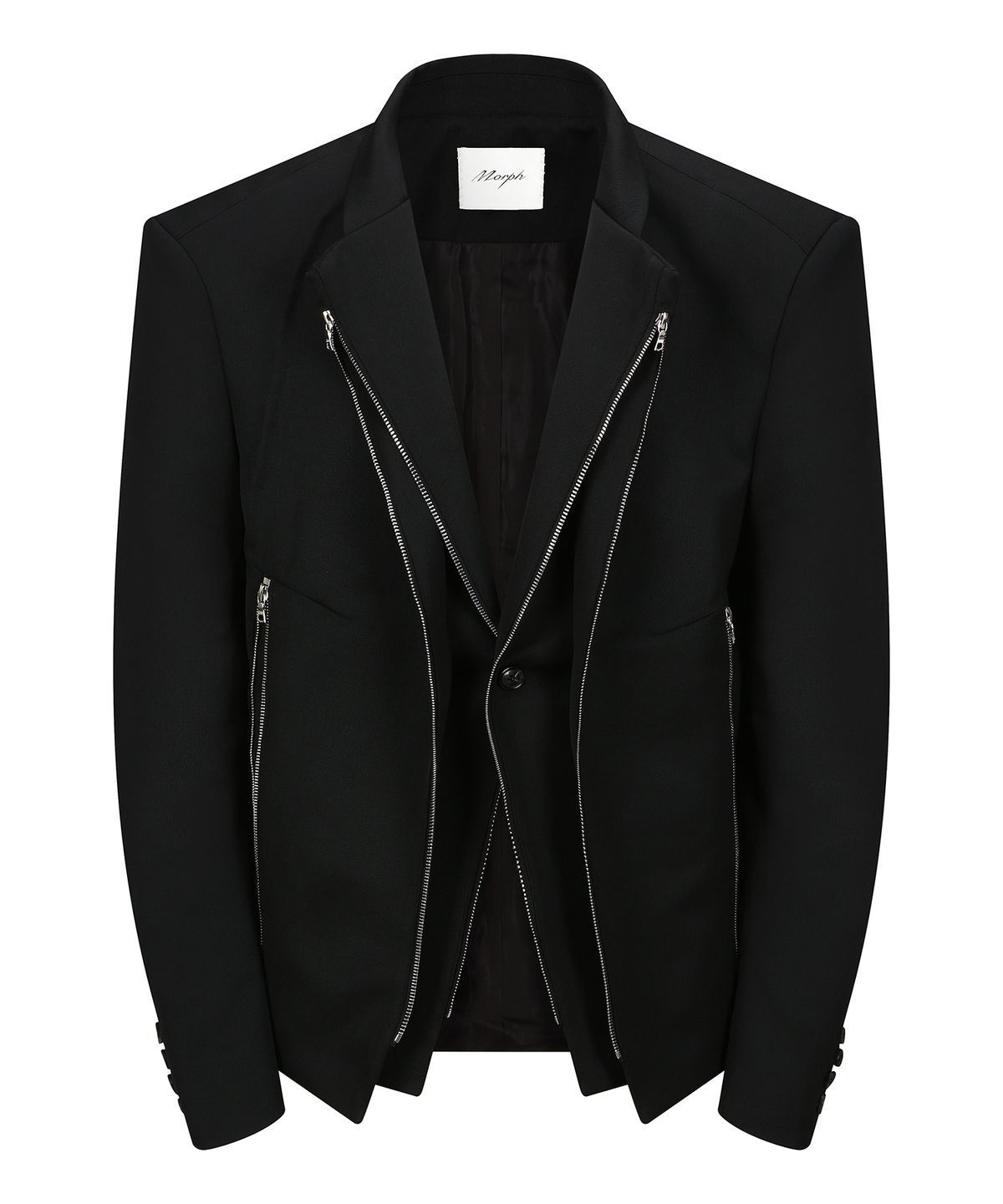 몰프(MORPH) Titane Zip Tailored Jacket