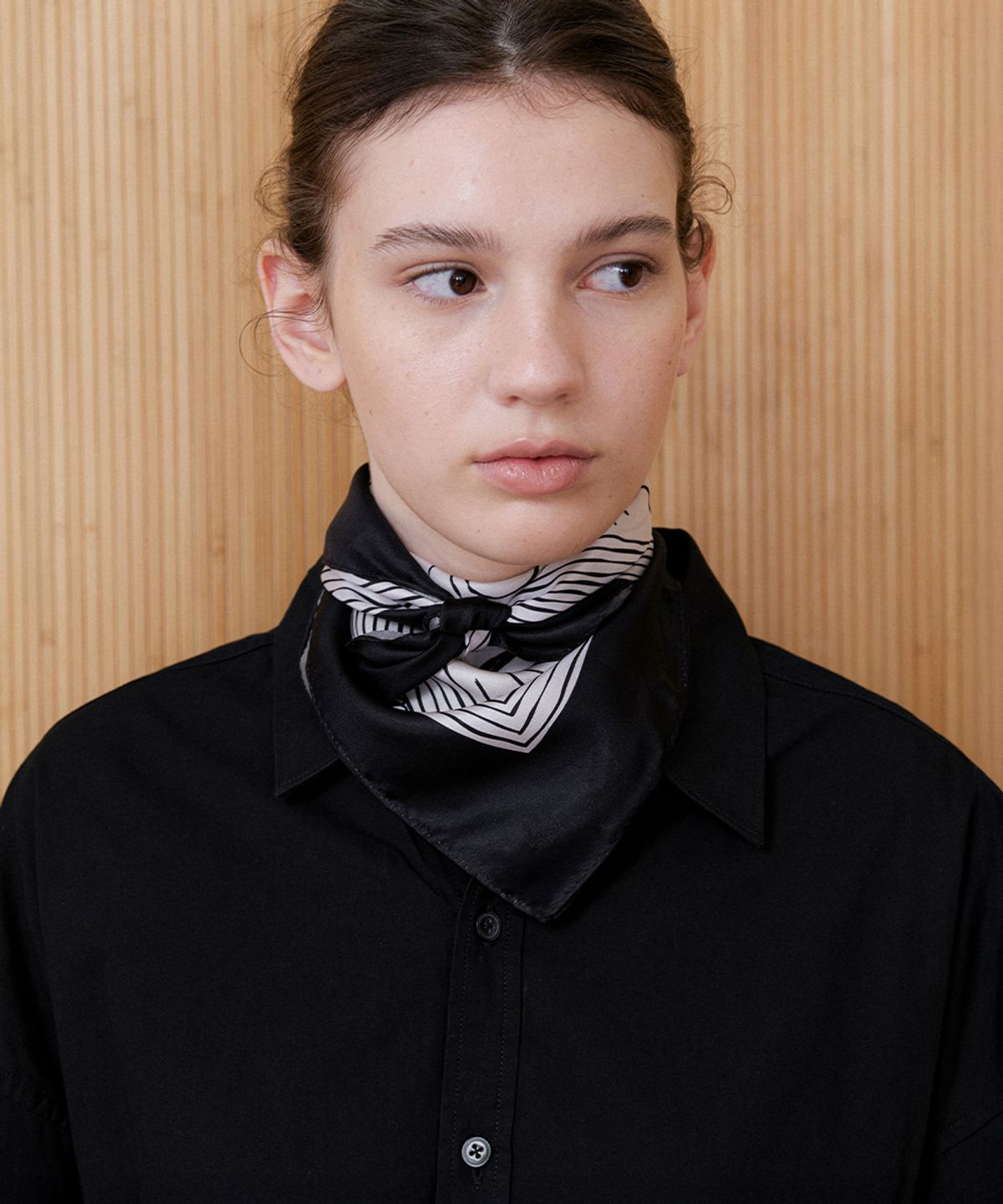 오블라(OVLA) rose archive silk scarf 2color SC011