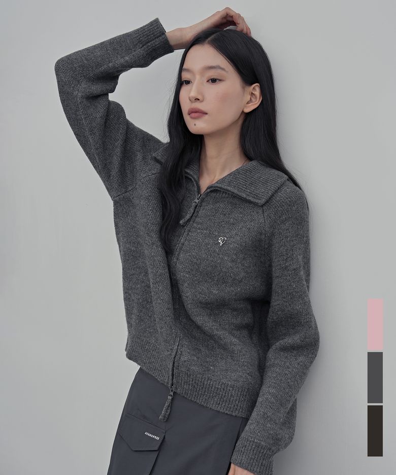 로즈 미뇽 집업_3COL