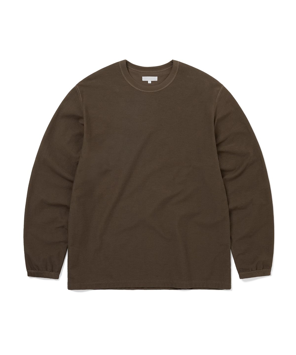 디스이즈네버댓(THISISNEVERTHAT) Applique Reverse L/S Tee Brown