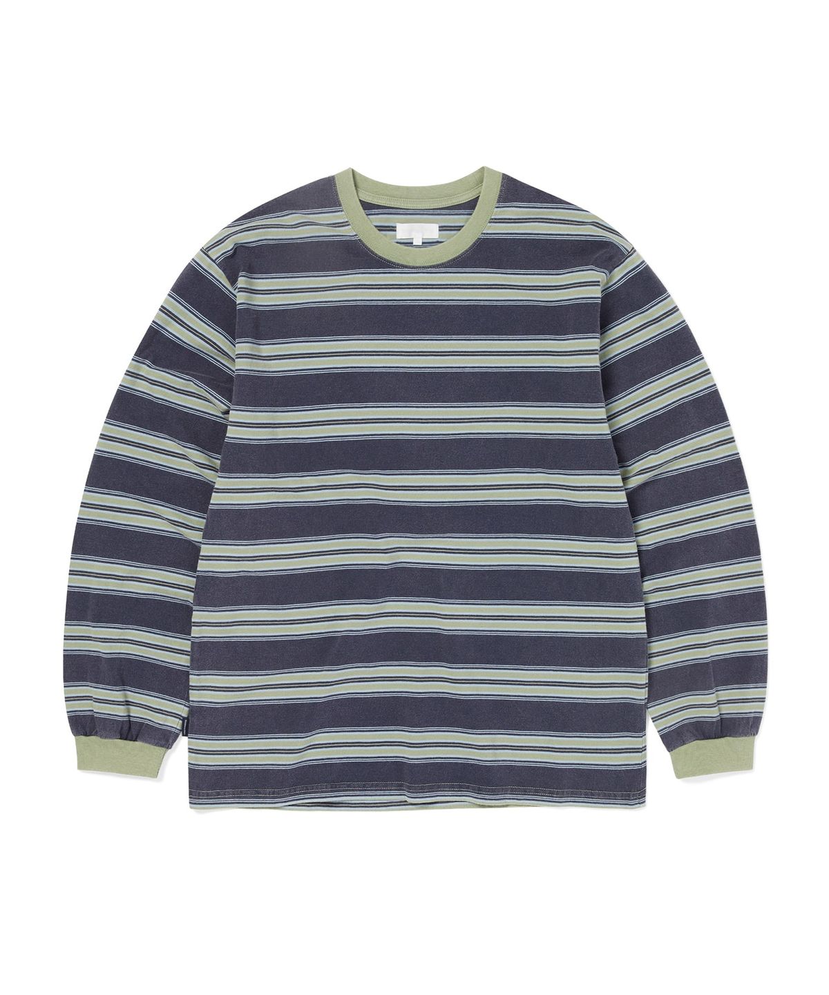 디스이즈네버댓(THISISNEVERTHAT) Striped L/S Tee Navy
