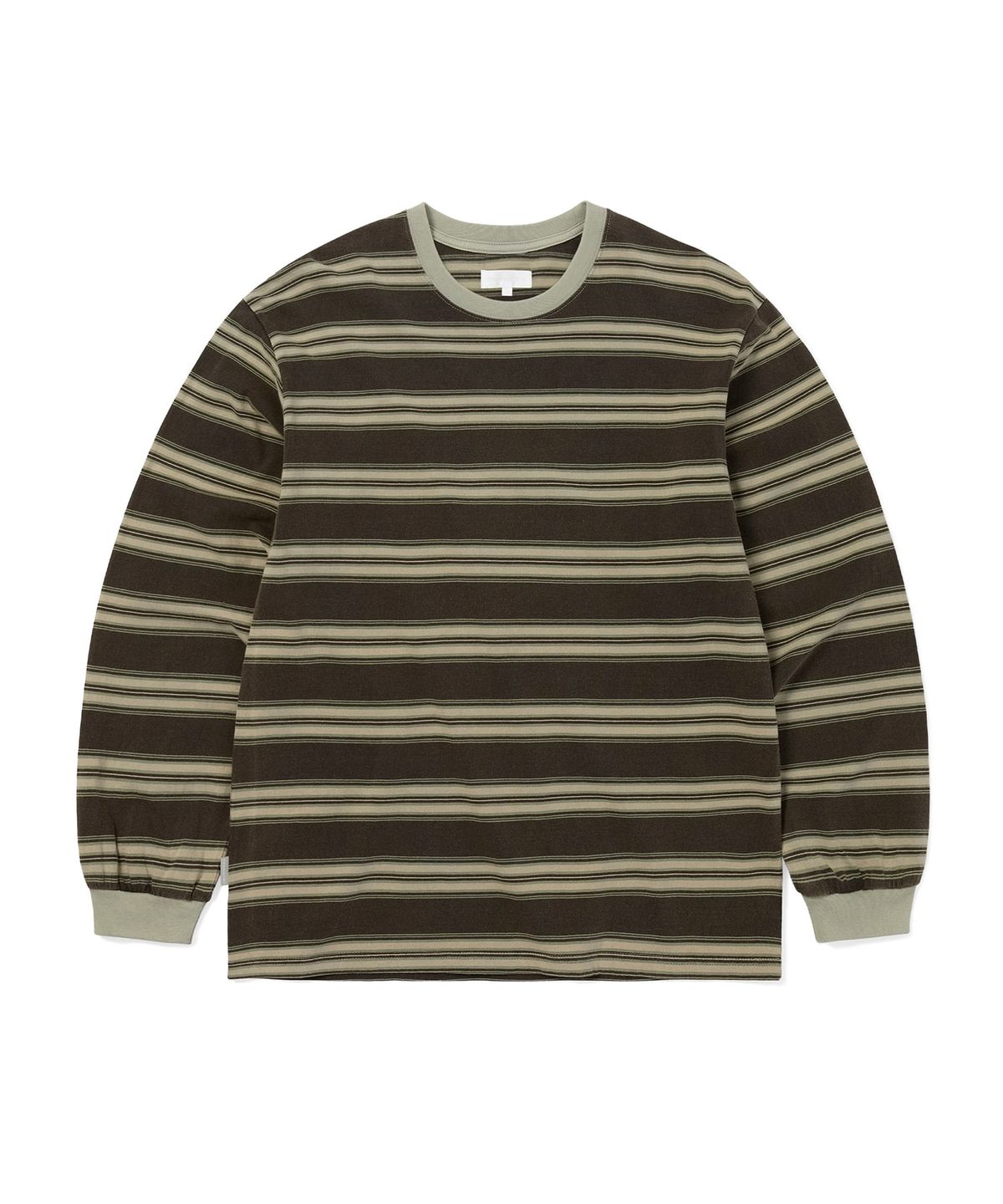 디스이즈네버댓(THISISNEVERTHAT) Striped L/S Tee Black