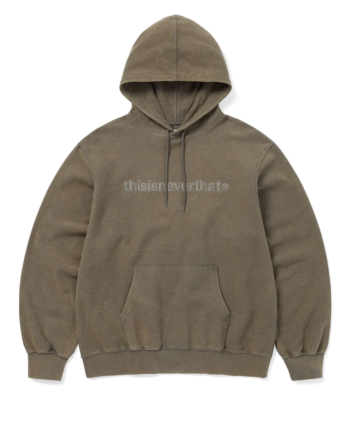 디스이즈네버댓(THISISNEVERTHAT) T-Logo Hoodie Dark Mocha