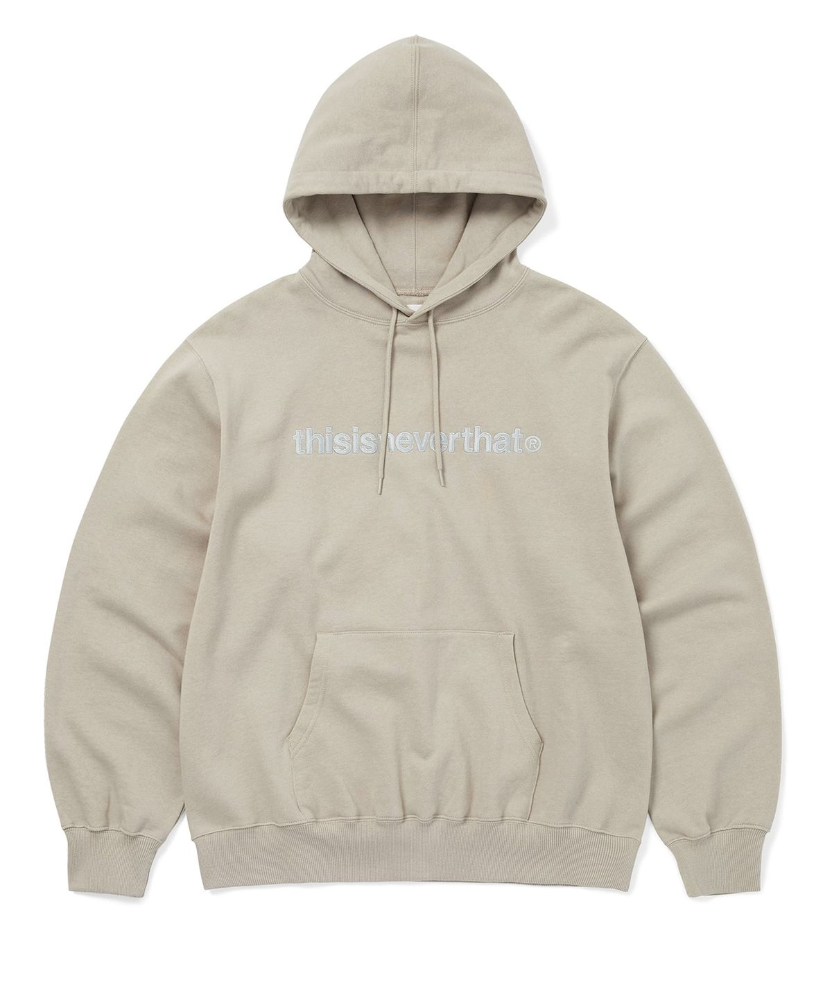 디스이즈네버댓(THISISNEVERTHAT) T-Logo Hoodie Deep Beige