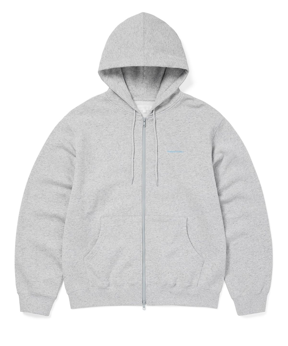 디스이즈네버댓(THISISNEVERTHAT) Small T-Logo Zip Up Hoodie Heather Grey