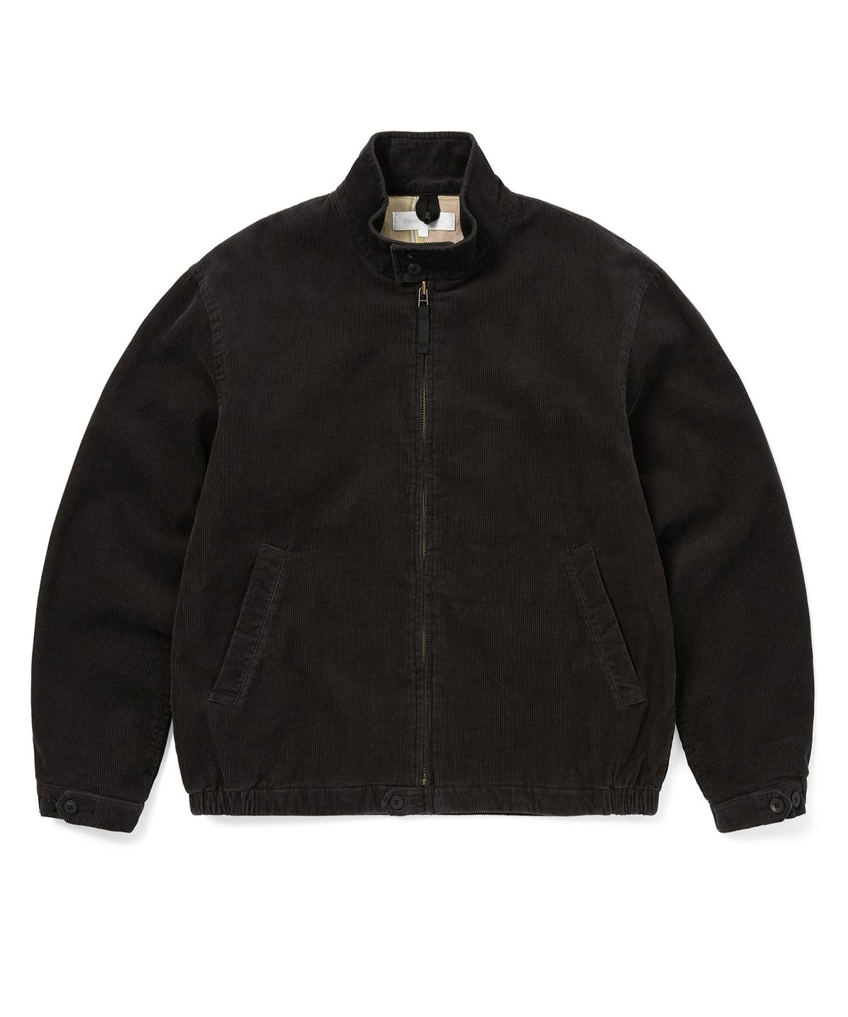 디스이즈네버댓(THISISNEVERTHAT) Corduroy Harrington Jacket Off Black