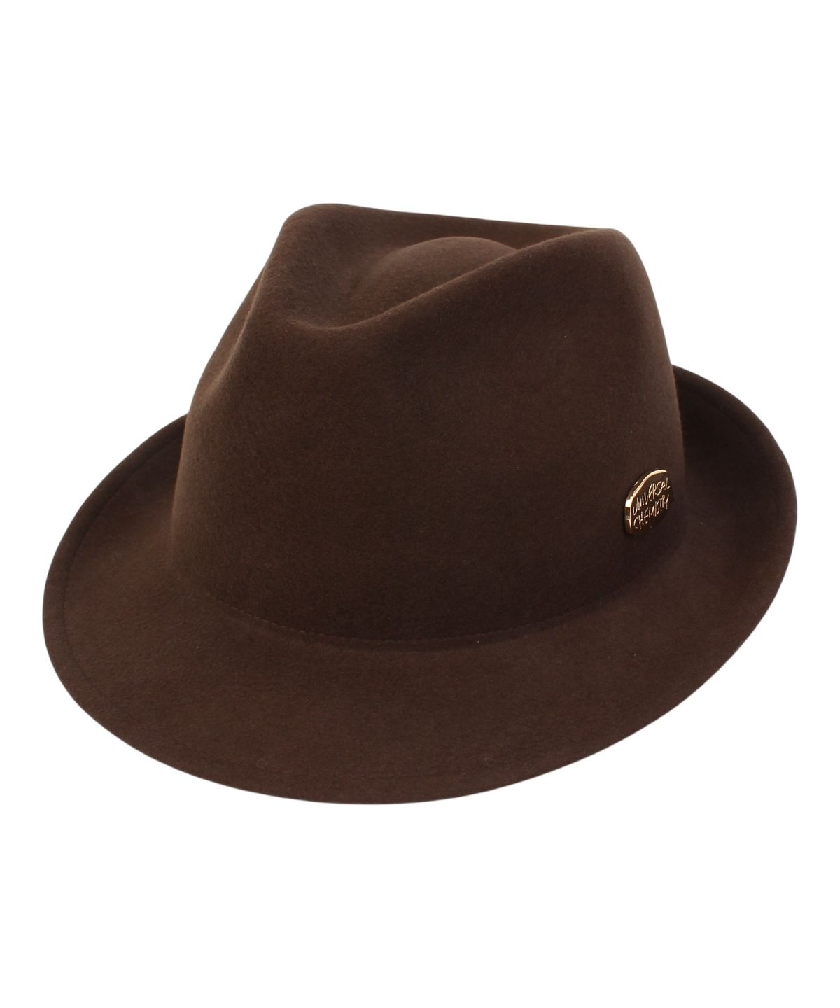 유니버셜 케미스트리(UNIVERSAL CHEMISTRY) Big Size BU Brown Wool Fedora 페도라