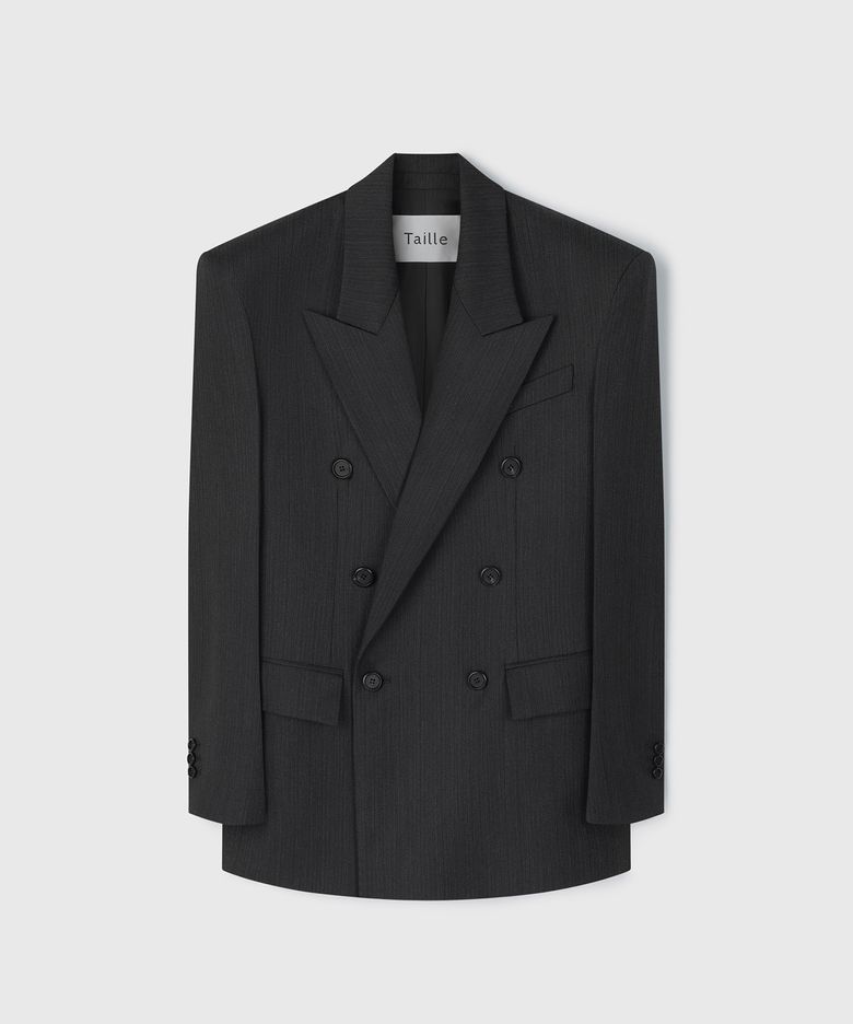GALA TAILORED JACKET CAMPTOM GREY STRIPE