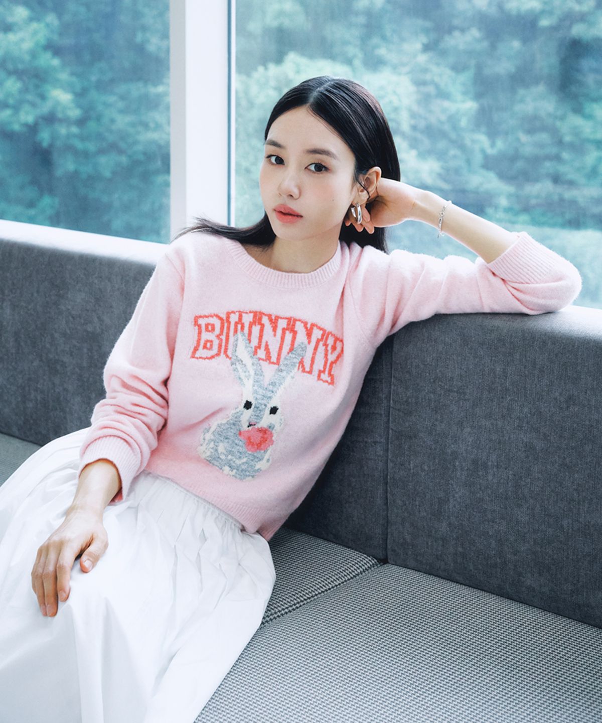 셀렙샵에디션(CELEBSHOP EDITION) 26FW 울블렌디드 버니 니트풀오버