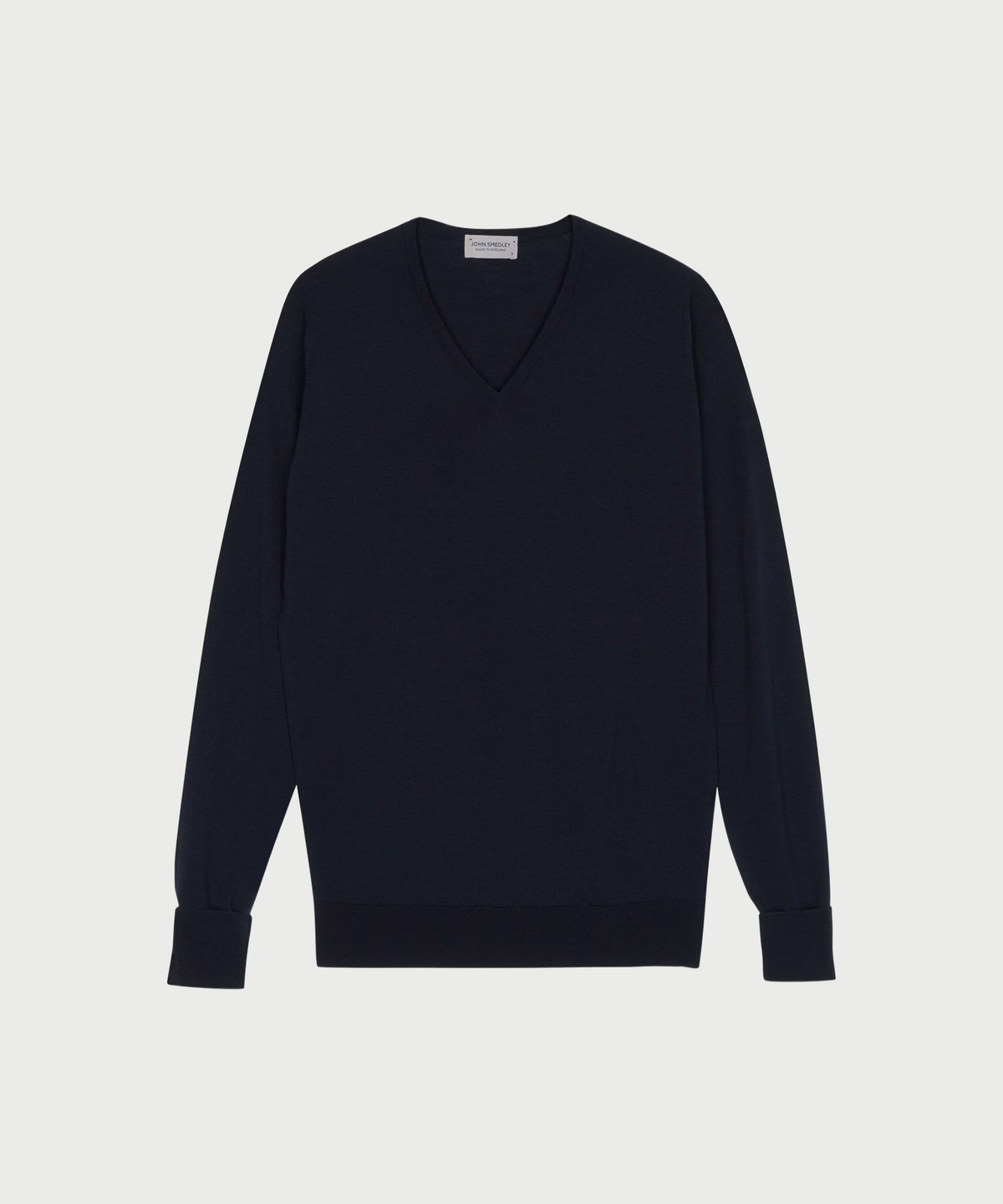 존 스메들리(JOHN SMEDLEY) BOBBY Extra Fine Merino Wool Easy Fit V-Neck Pullover Core 10 Colors