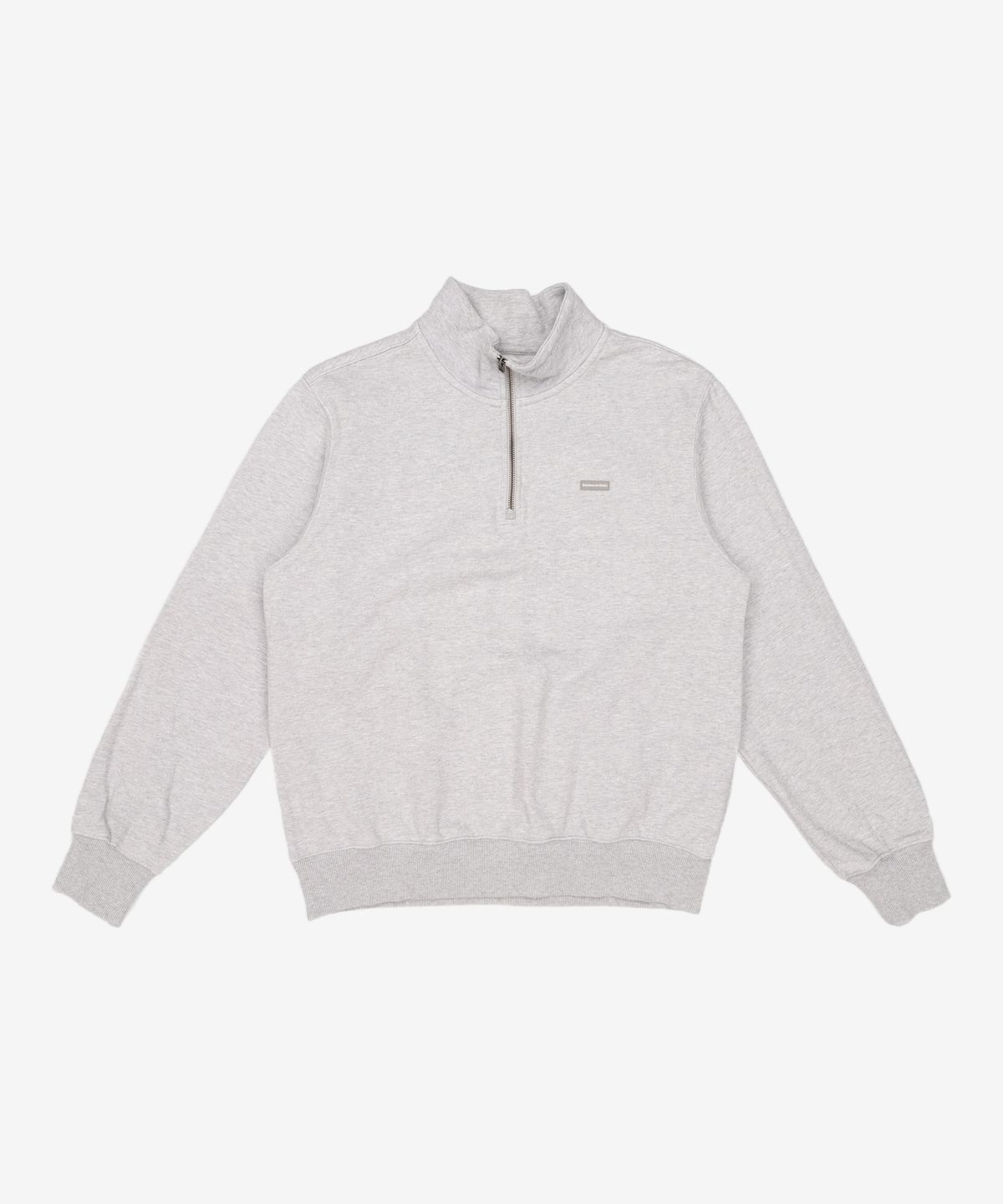 디스이즈네버댓(THISISNEVERTHAT) T.N.T. Classic HDP Half Zip Sweatshirt Heather Grey S