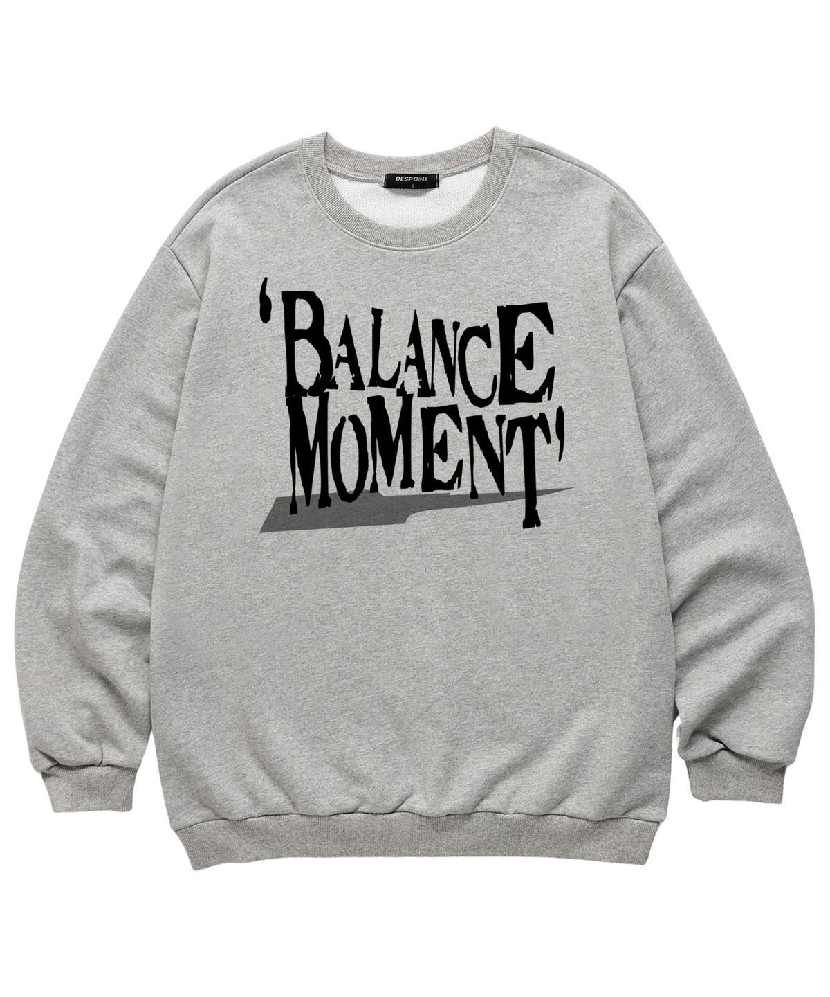밴웍스(VANNWORKS) BALANCE MOMENT 맨투맨 (VLS0231) 멜란지그레이