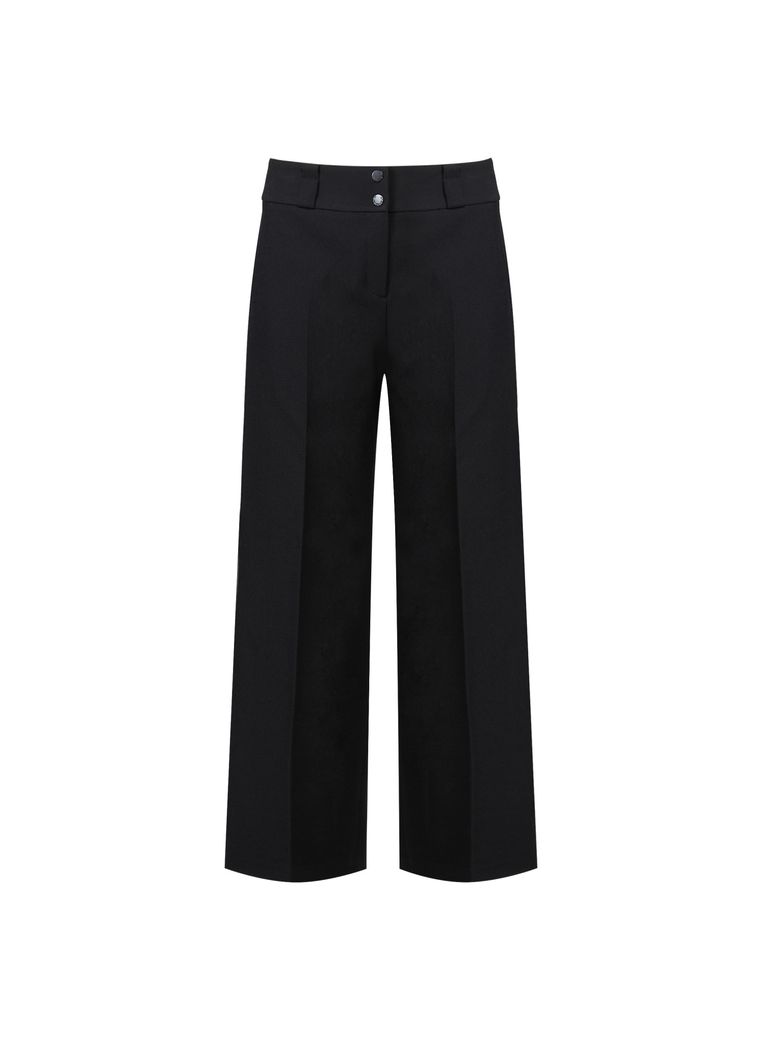 CO 와일드 트윌 와이드 팬츠 L_Black