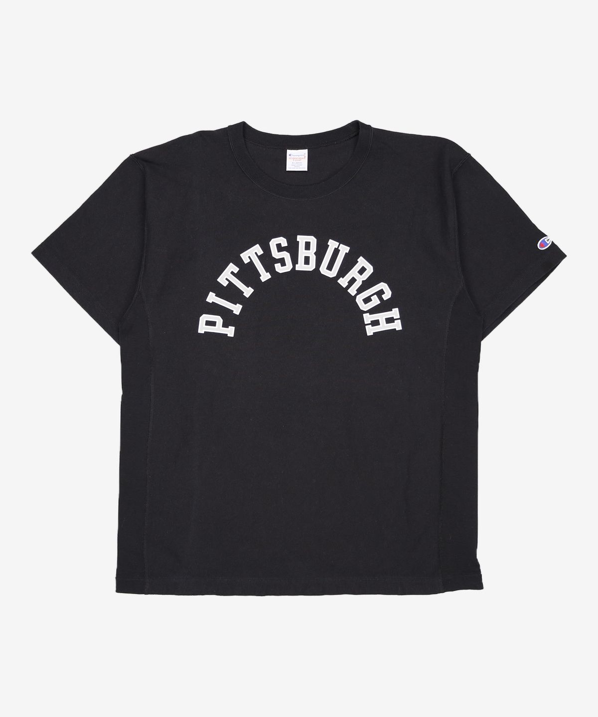 챔피온(CHAMPION) [ASIA] Reverse Weave® 094 Jersey 그래픽 반팔티셔츠 (BLACK) CKTS3E034BK XL