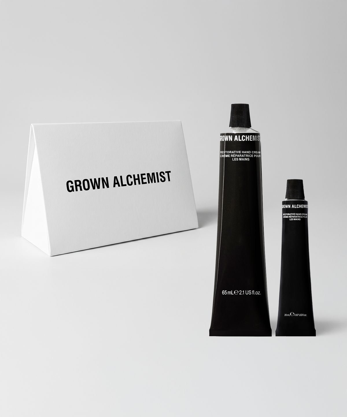 그로운 알케미스트(GROWN ALCHEMIST) [선물포장]핸드 크림 듀오 (리스토러티브 핸드크림 65ml + 리스토러티브 핸드 크림 20ml)