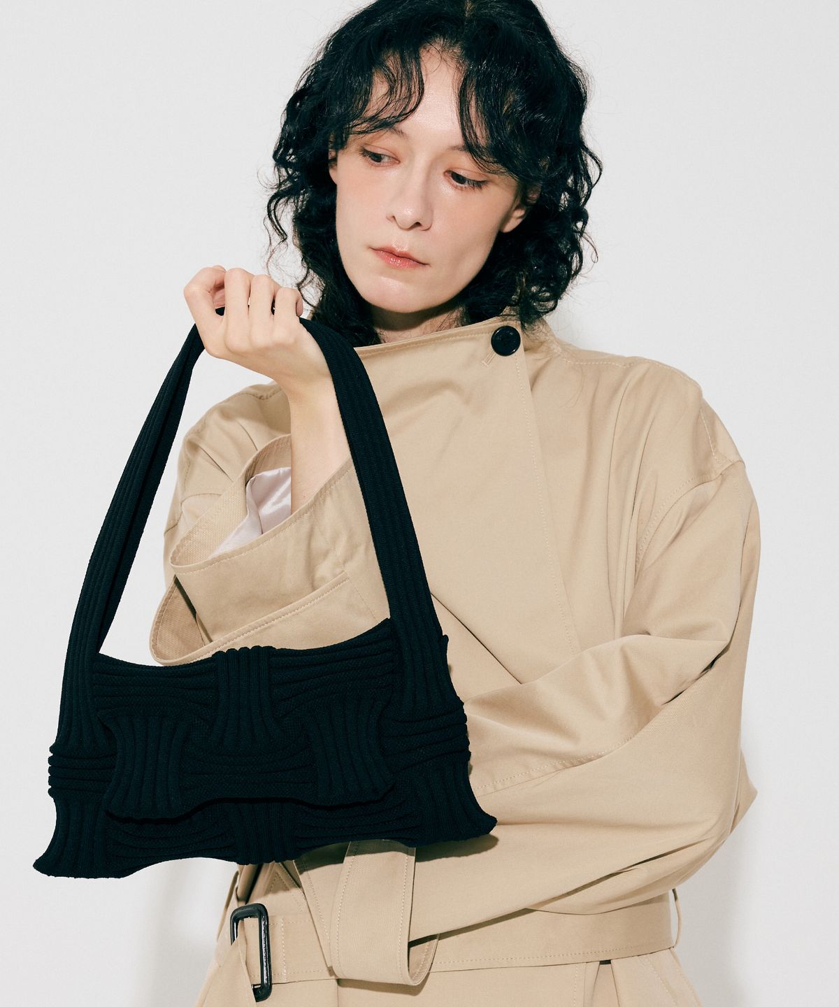 플리츠마마(PLEATSMAMA) 보우플랩백 블랙