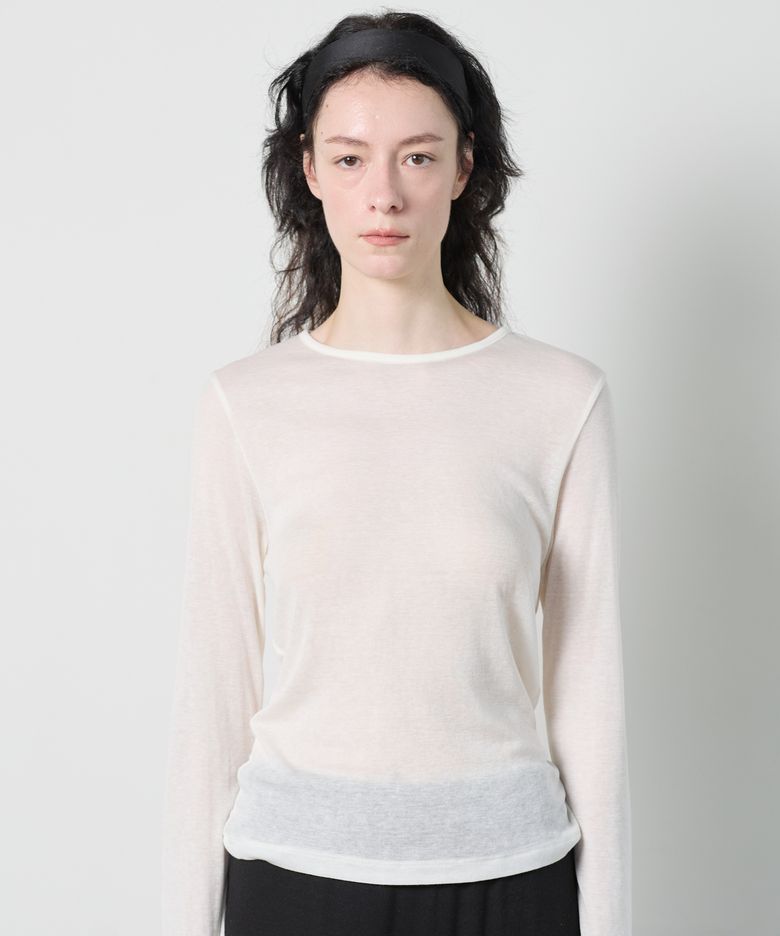 Base Long Sleeve Tee Ivory