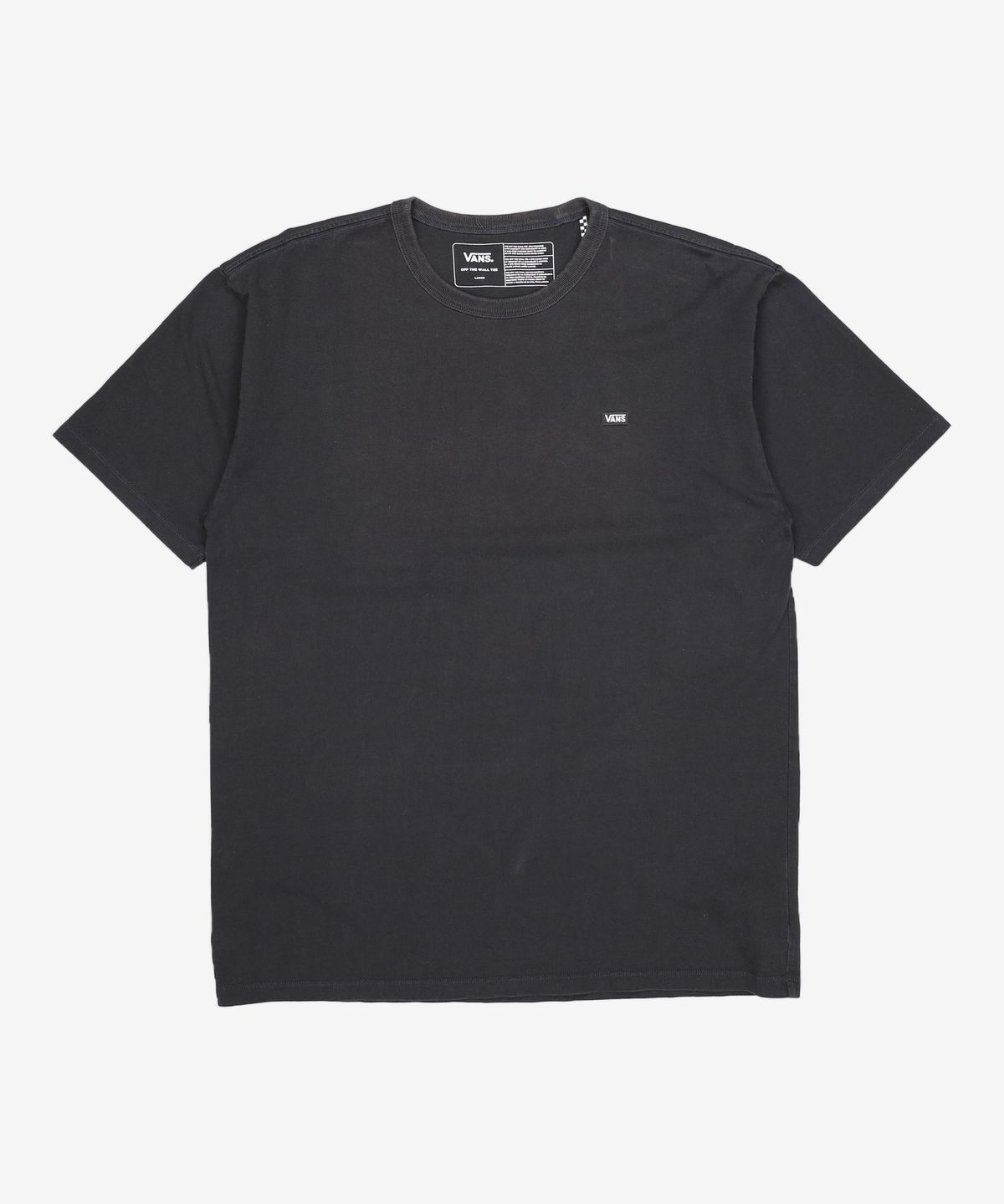 반스(VANS) 오프 더 월 클래식 숏슬리브 - 블랙 / VN0A49R7BLK1 L