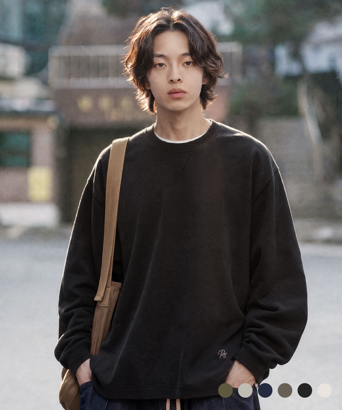 퍼스텝(PERSTEP) 윕스 긴팔티셔츠 블랙 JILT4777