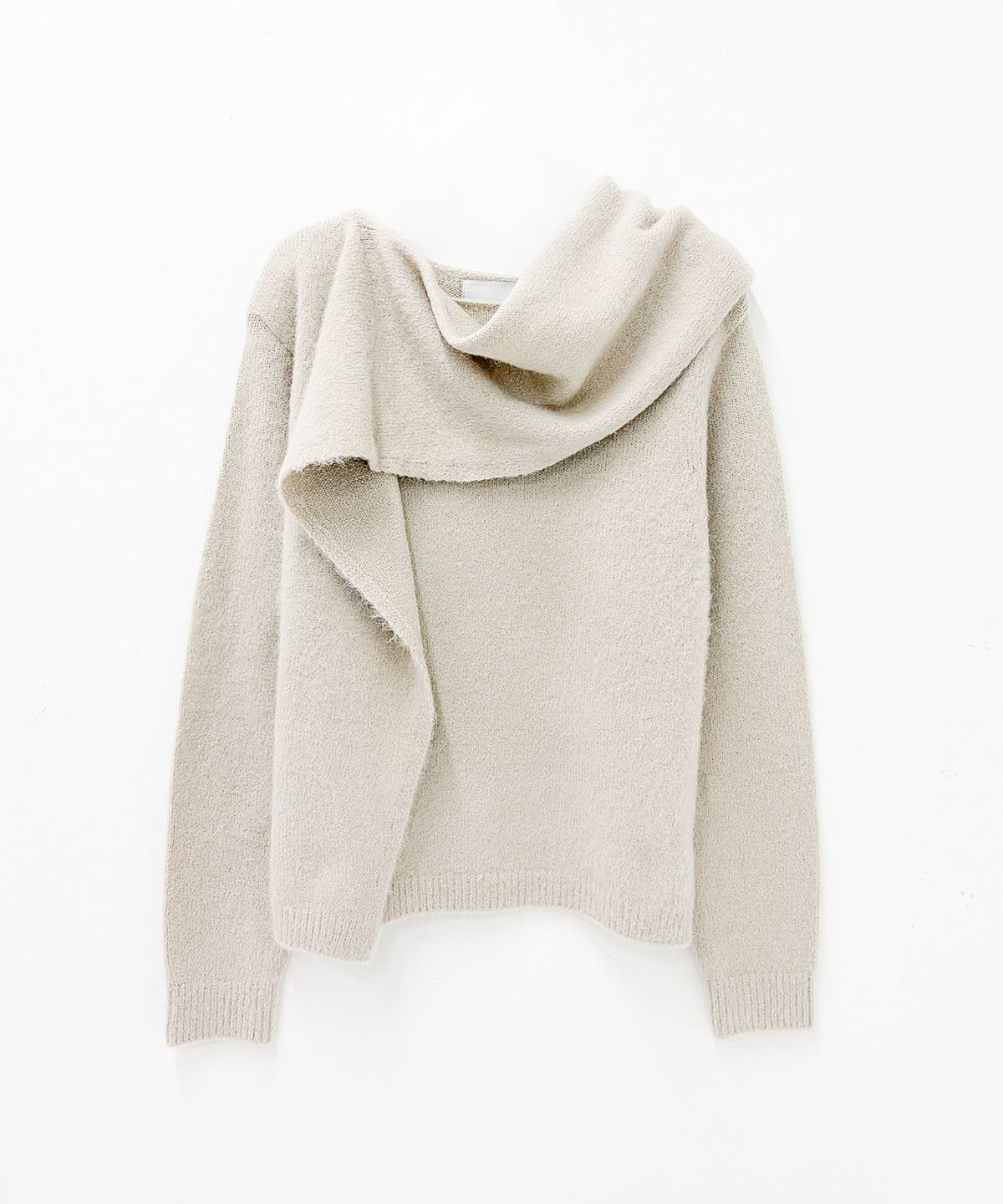 린테(LYNTE) Alpaca Muffler Knit (Beige)