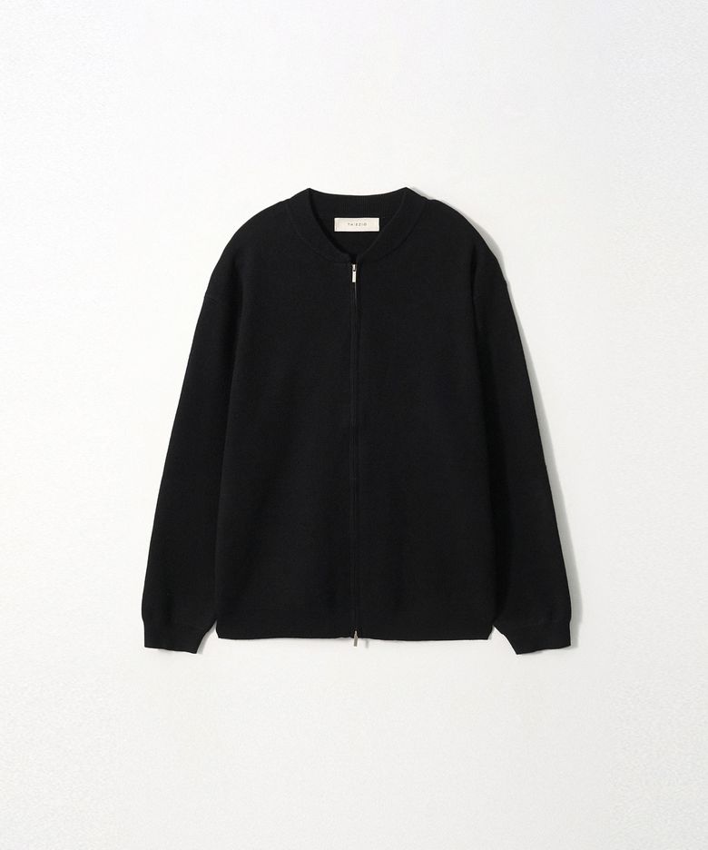 Essential Zip-Up Cardigan_Black