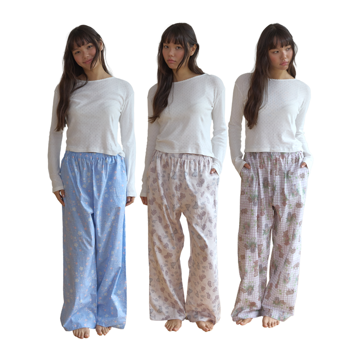 뮤즈무드(MUSEMOOD) Western Star pajama pants (잠옷바지)