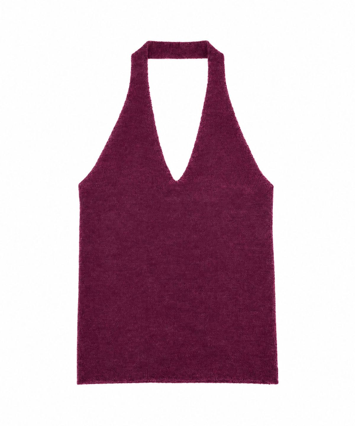 린테(LYNTE) Baby Alpaca Halter Knit (Grape)