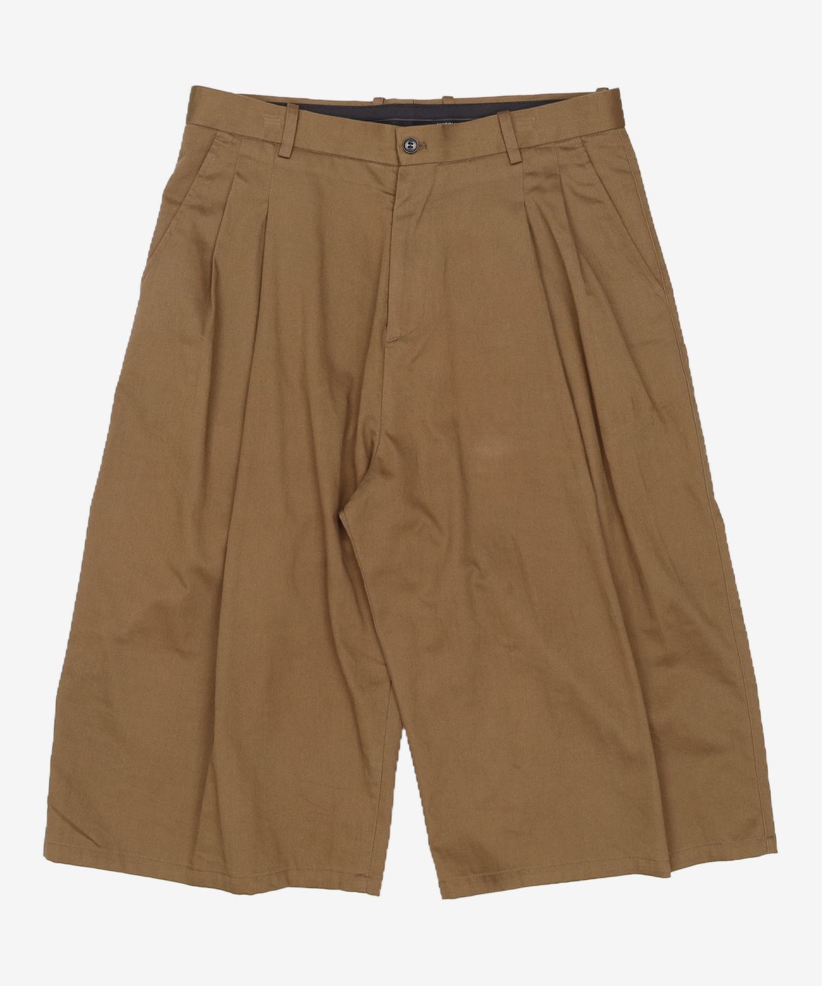 해칭룸(HATCHINGROOM) Two Pleats Shorts Dark Brown 2XL