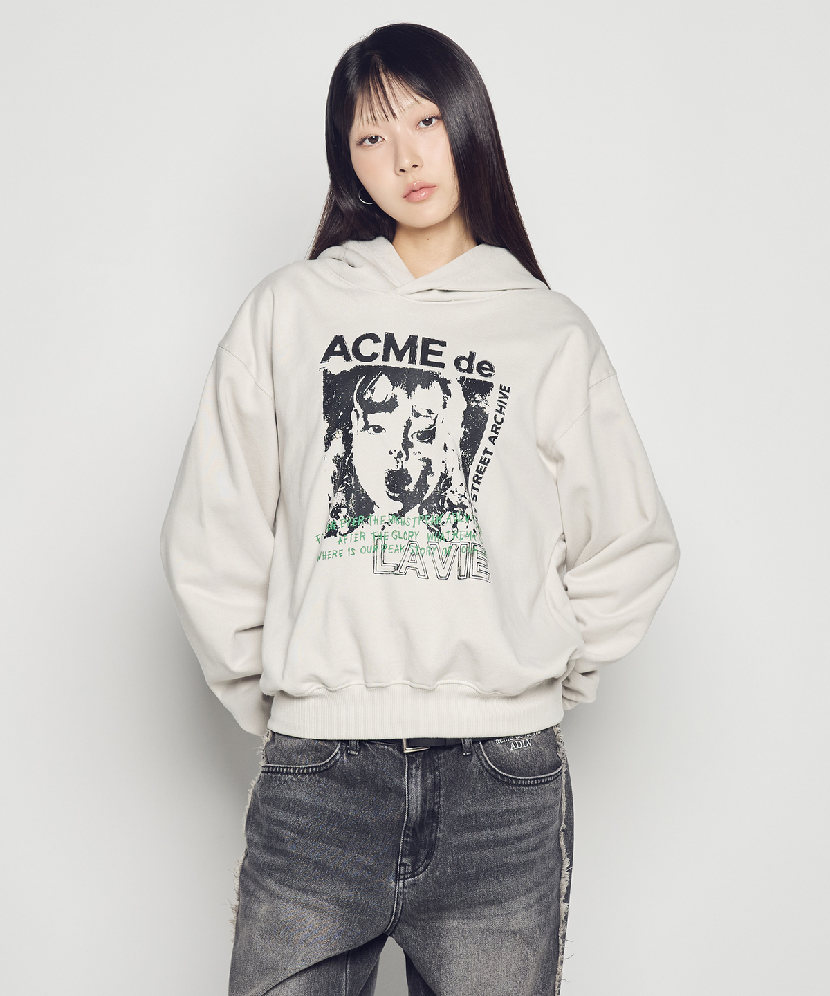 아크메드라비(ACME DE LA VIE) GRUNGE JEWELRY HOODIE